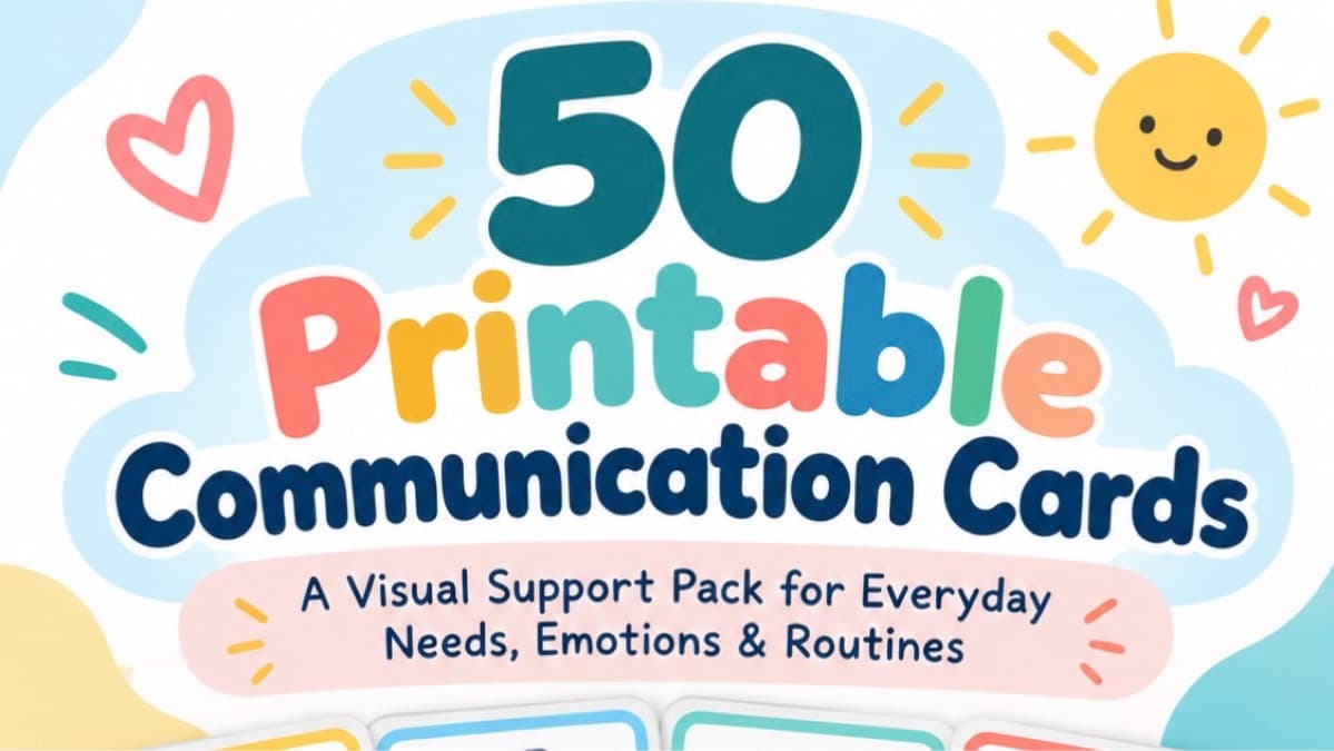50 Printable Communication Cards