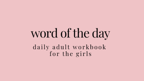 Get My Word of the Day Workbook!