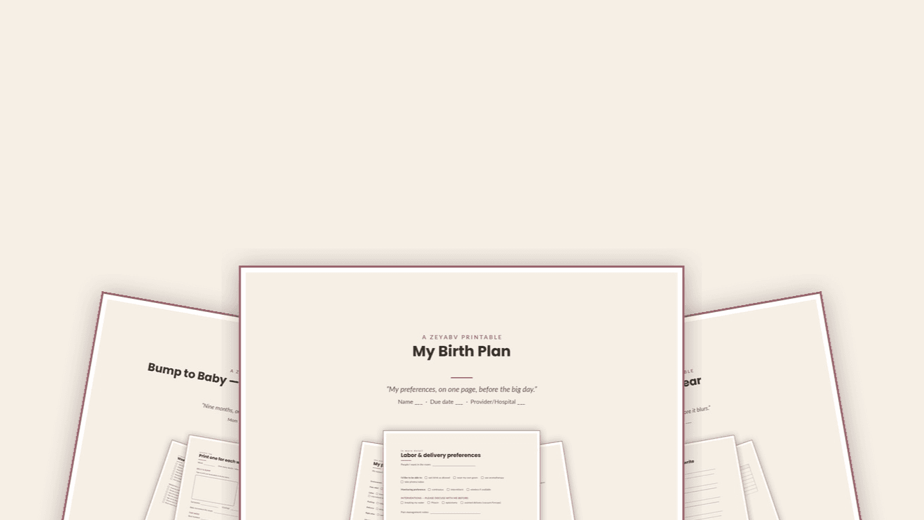 Pregnancy to First Year Mega-Bundle