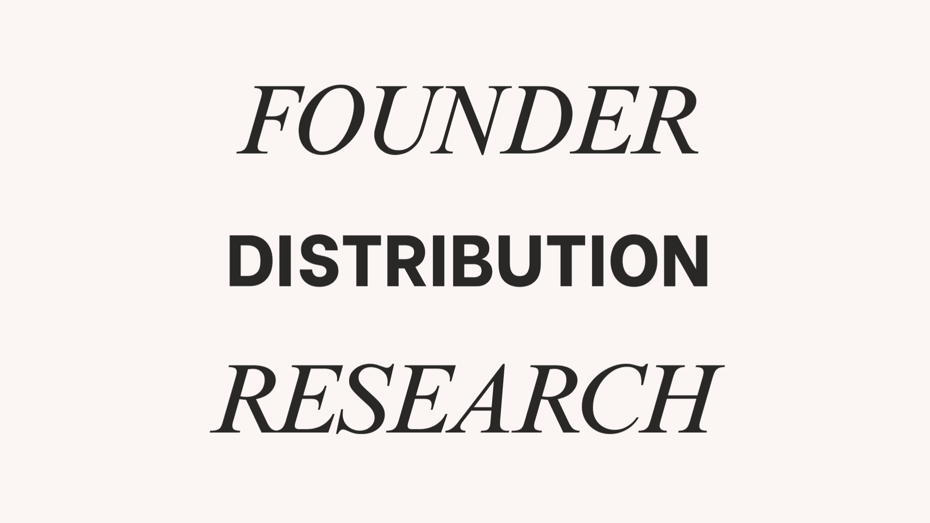 30-Minute Founder Research Call