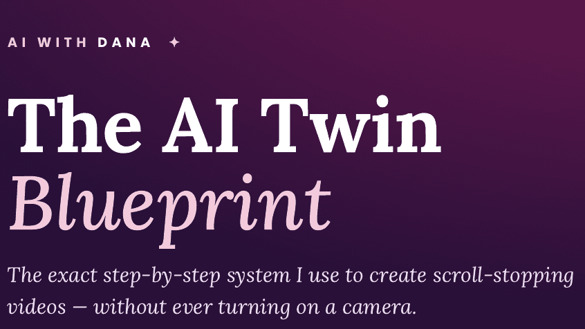 The AI Twin Blueprint With Dana