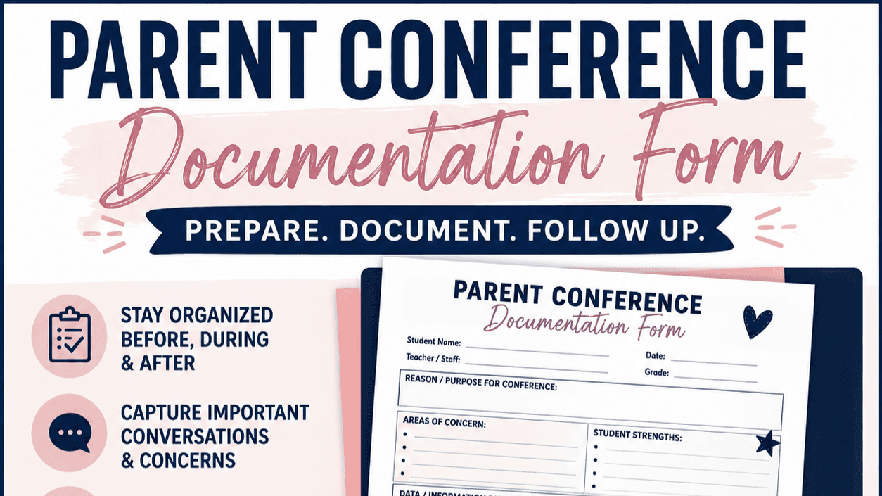 Get My Parent Conference Form Now!