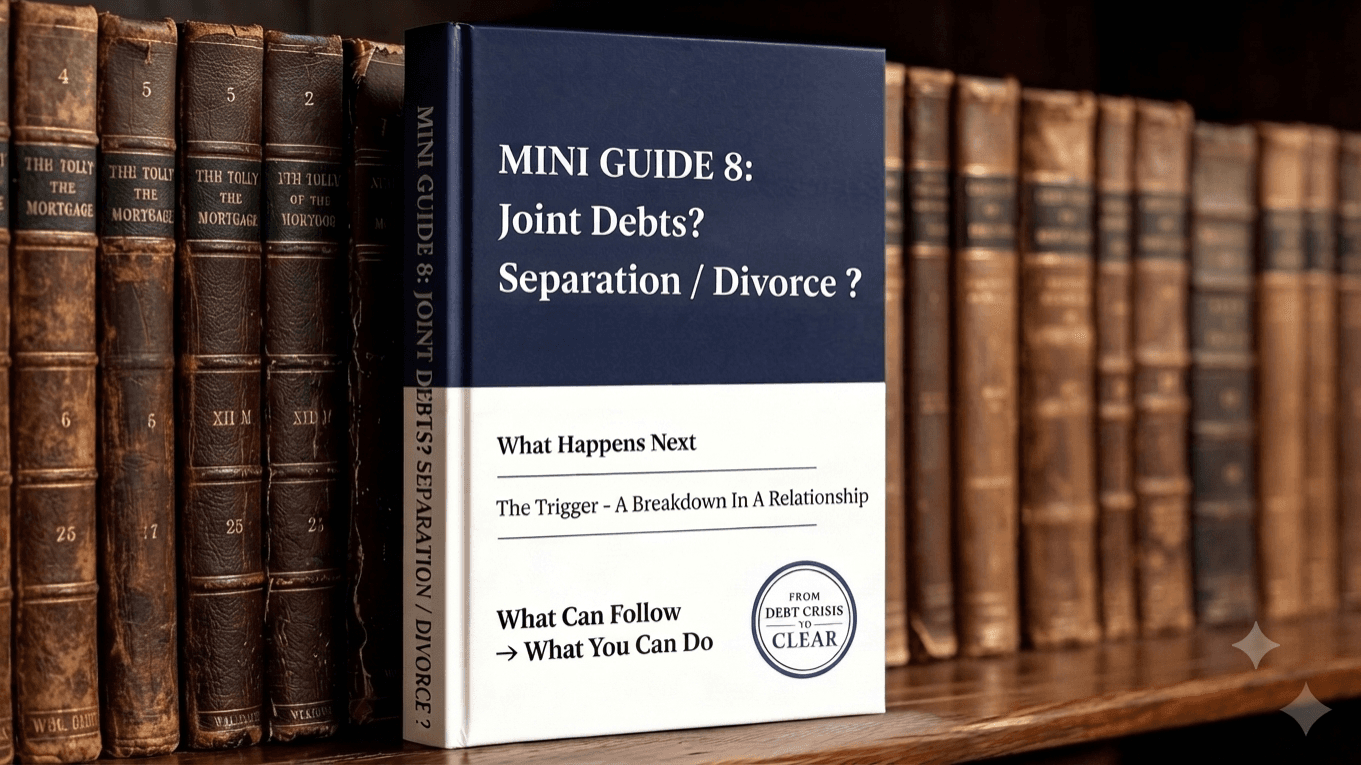 MINI GUIDE 8 JOINT DEBTS ? SEPARATION/DIVORCE ?