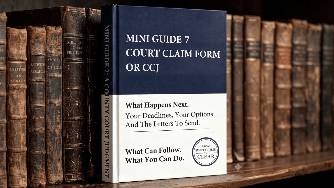 MINI GUIDE 7 A COURT CLAIM FORM OR CCJ