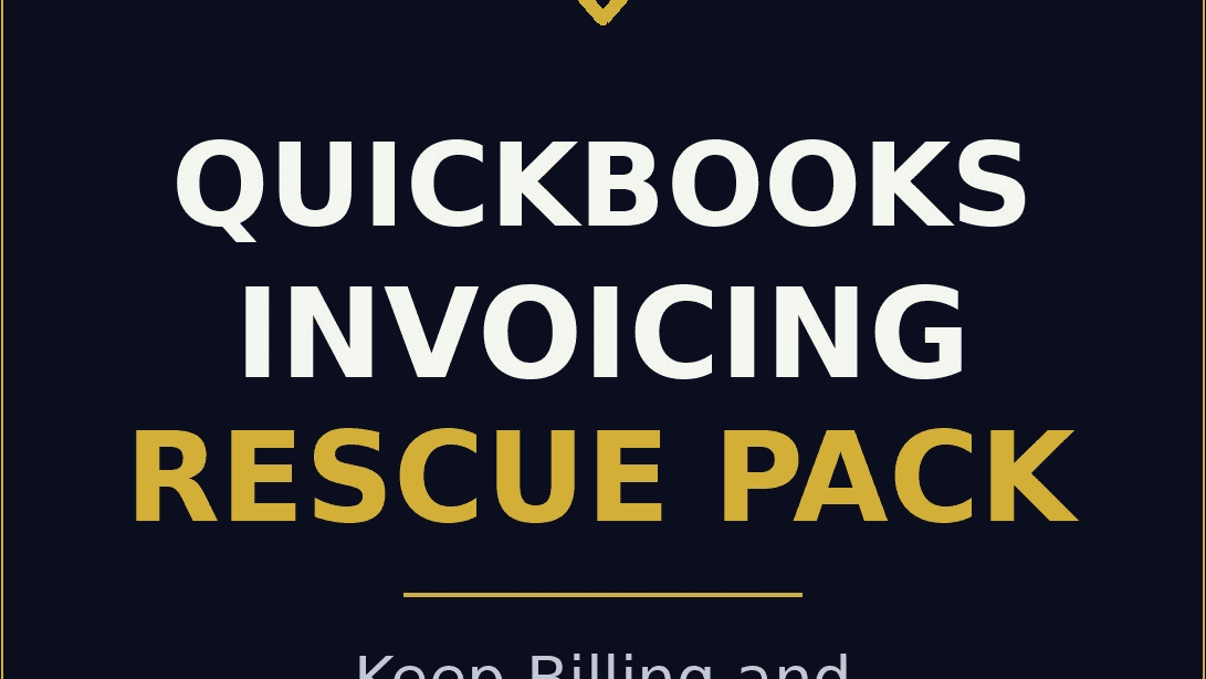 QuickBooks Invoicing Rescue Pack