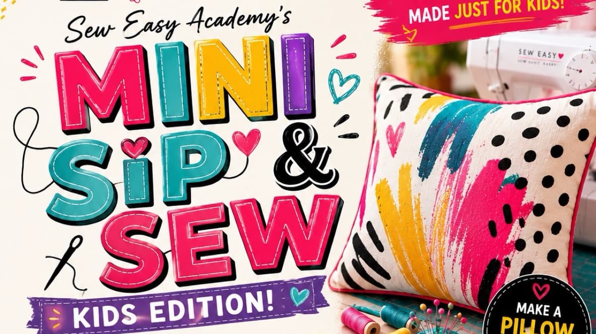 Mini Sip & Sew: Kids Edition