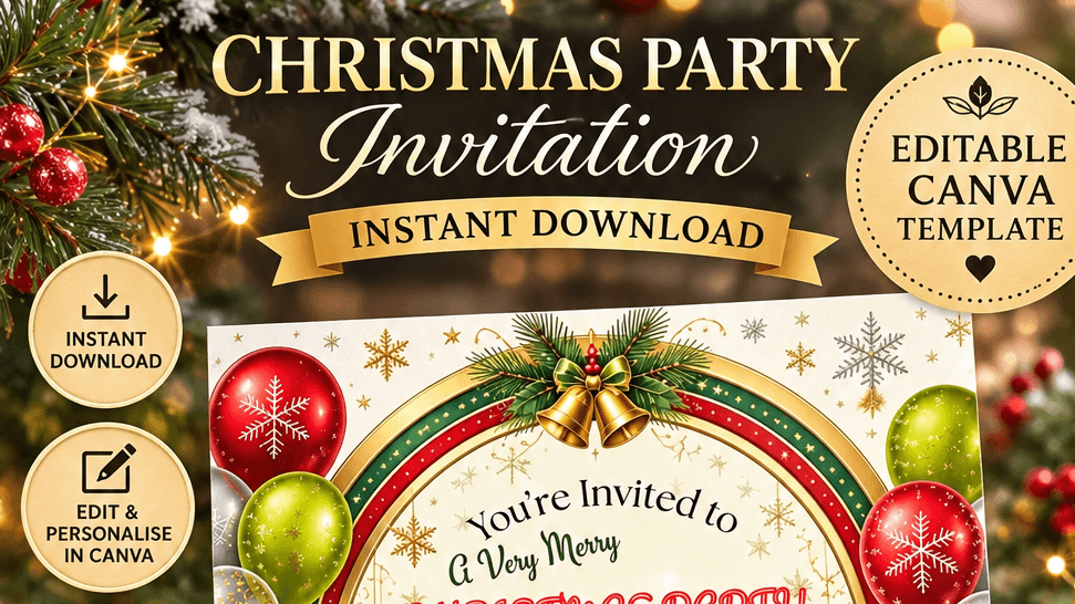 VERY MERRY CHRISTMAS PARTY INVITATION TEMPLATE(1)