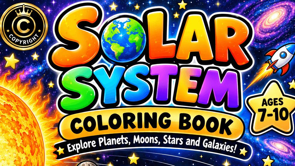๐ Solar System Coloring Adventure
