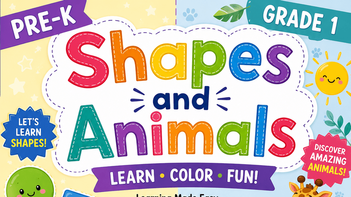 A Fun and Easy Learning Adventure for Pre-K to 1st