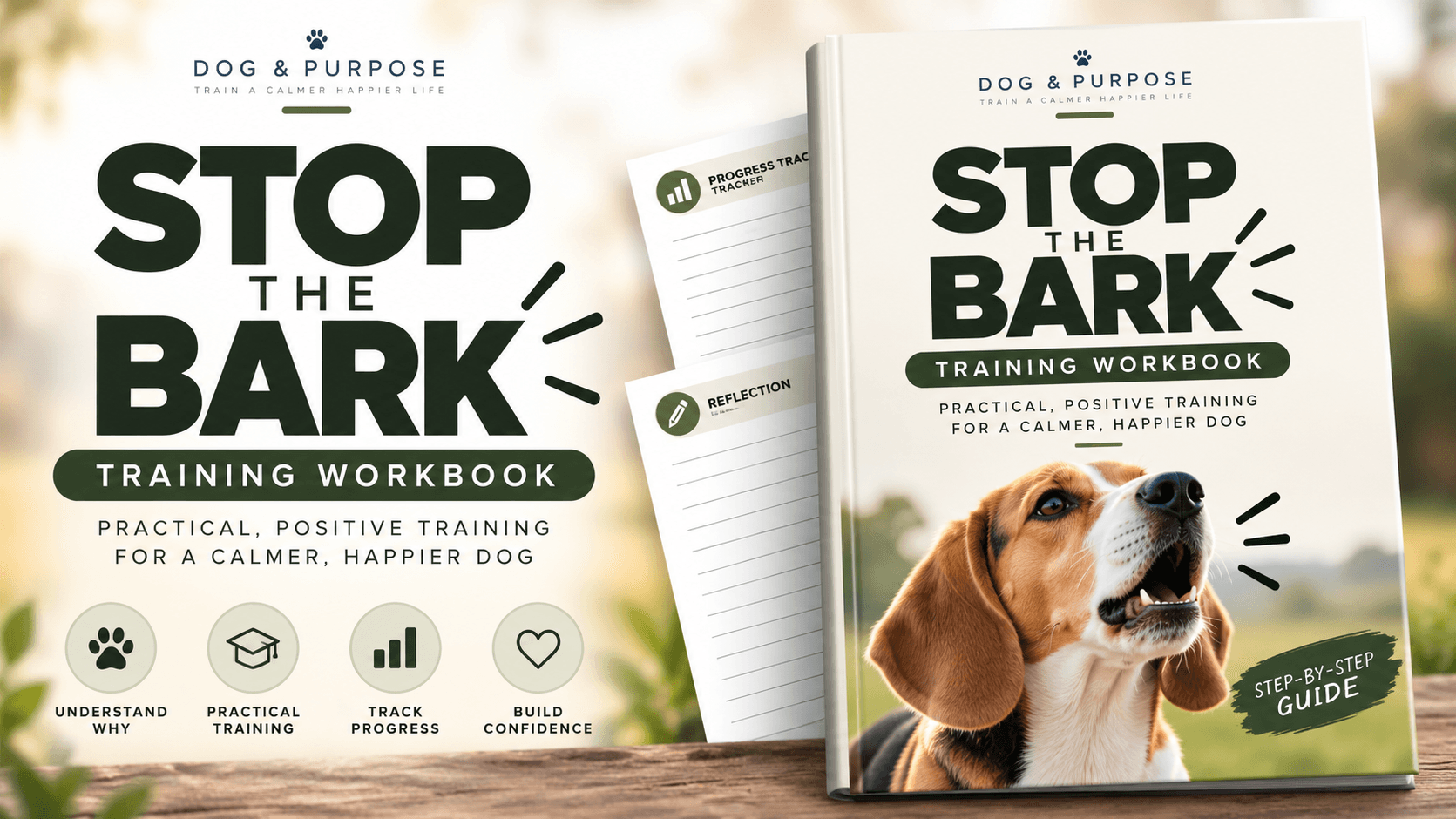 STOP THE BARK | Dog Training Workbook