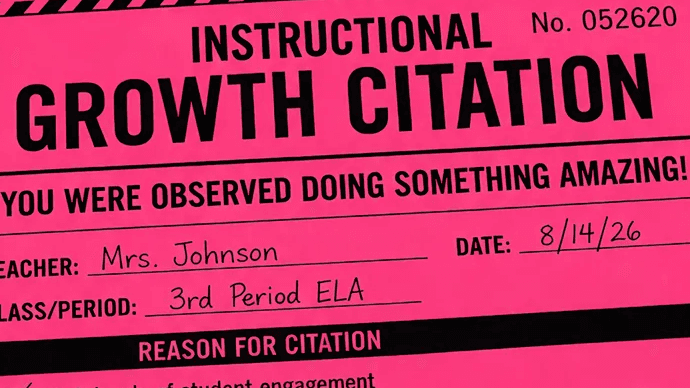 Instructional Growth Citation
