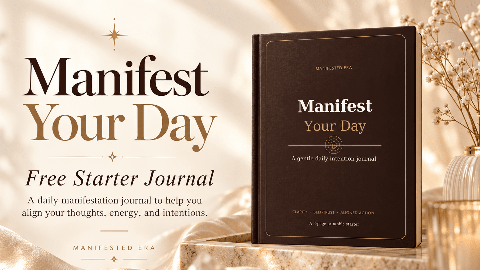 Manifest Your Day Starter Journal