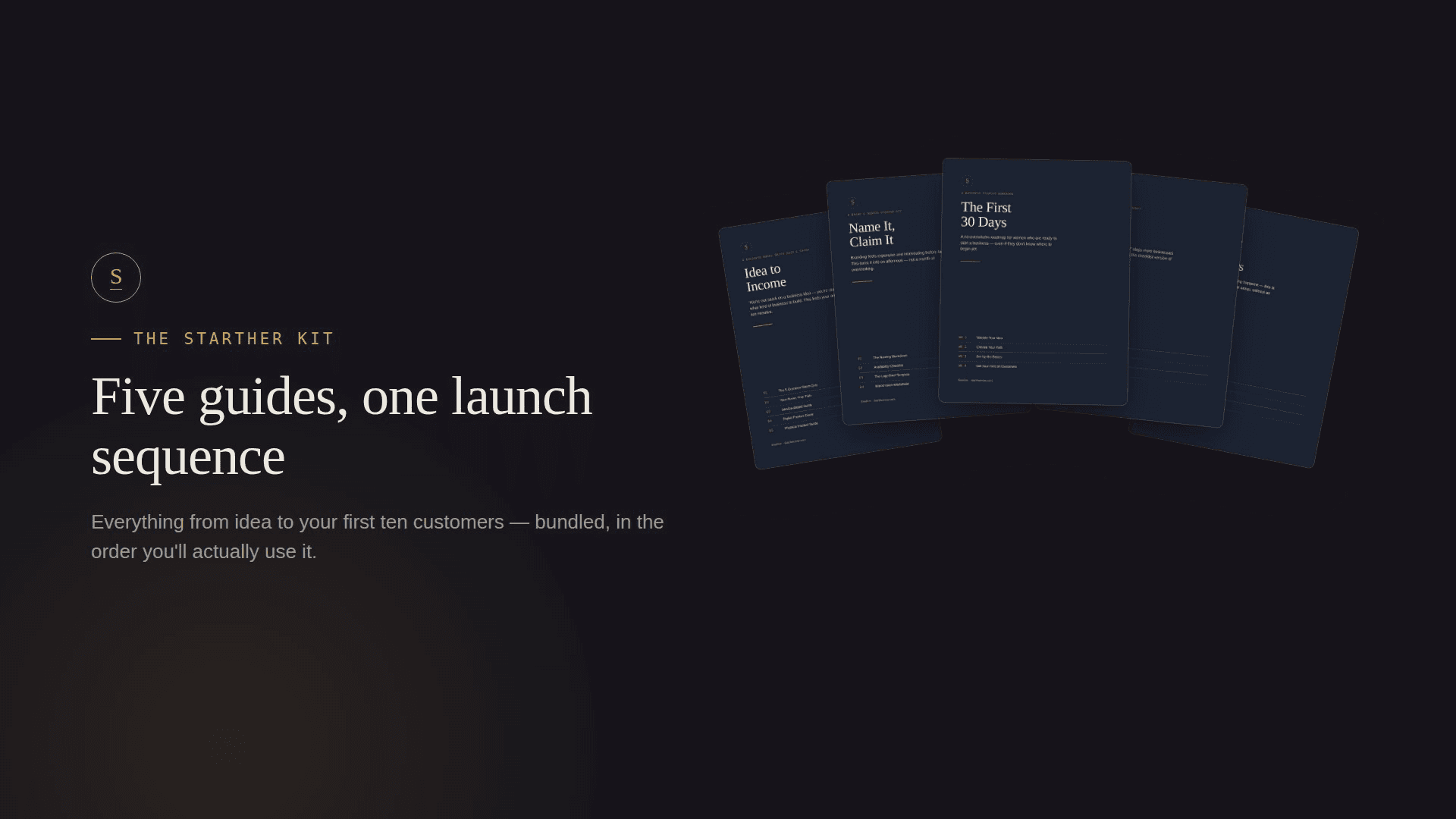 StartHER Bundle- 5 Guides, one launch sequence.