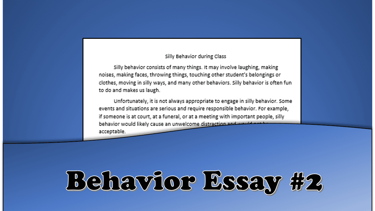 Behavior Essay #2