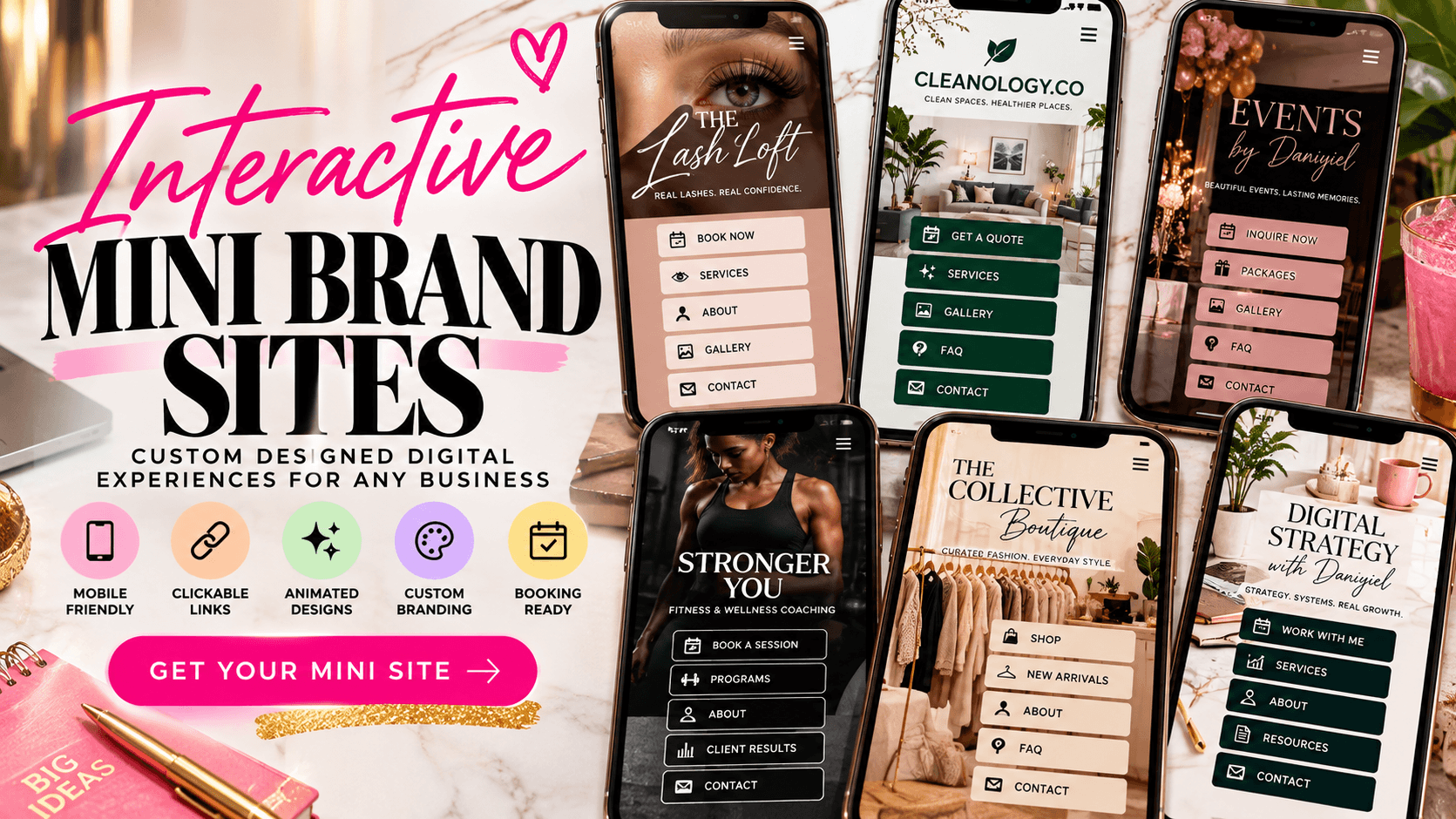 Interactive Mini Brand Site