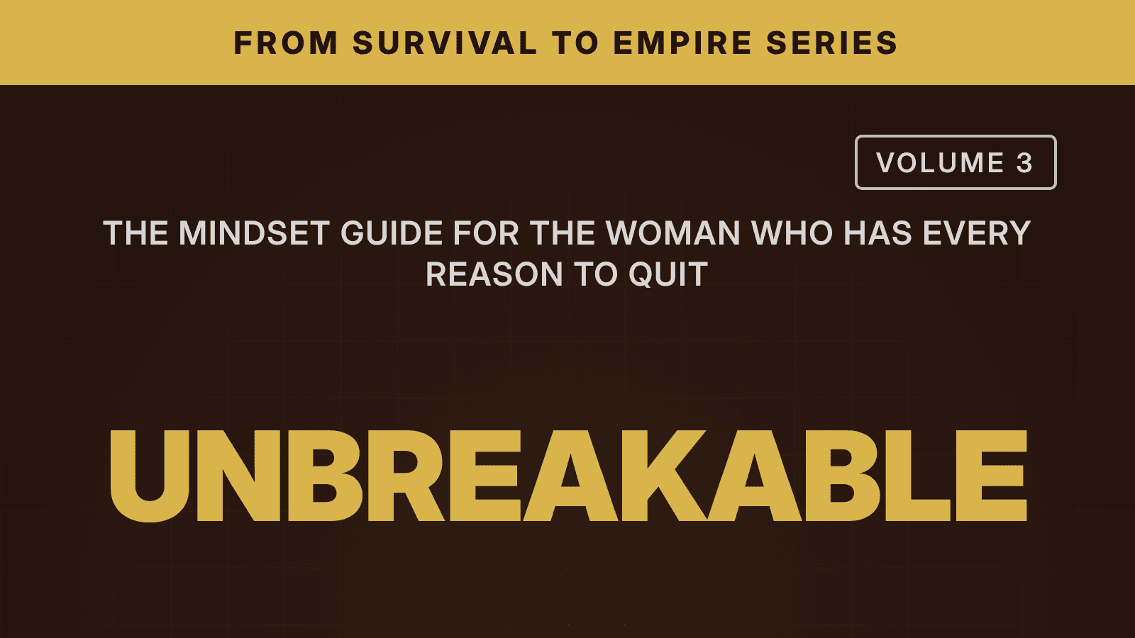 Unbreakable