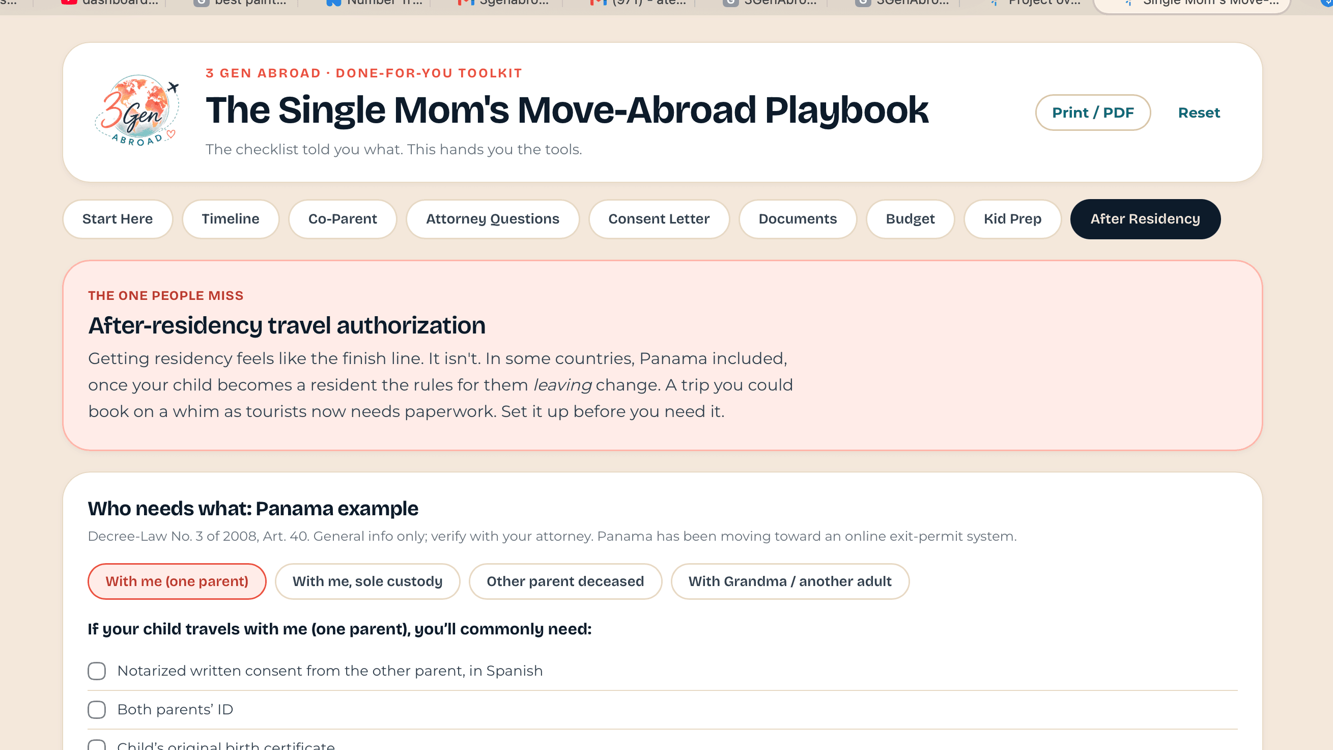 The Single Mom's Move-Abroad Playbook