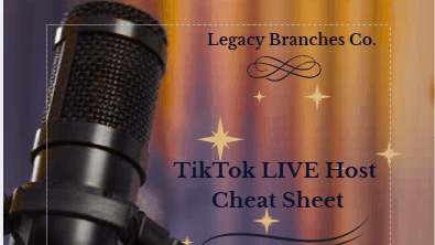 TikTok Live Host Cheat Sheet