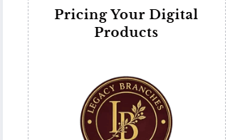 Pricing Your Digital Products