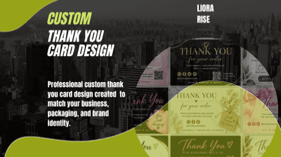 Custom Thank You Card Design