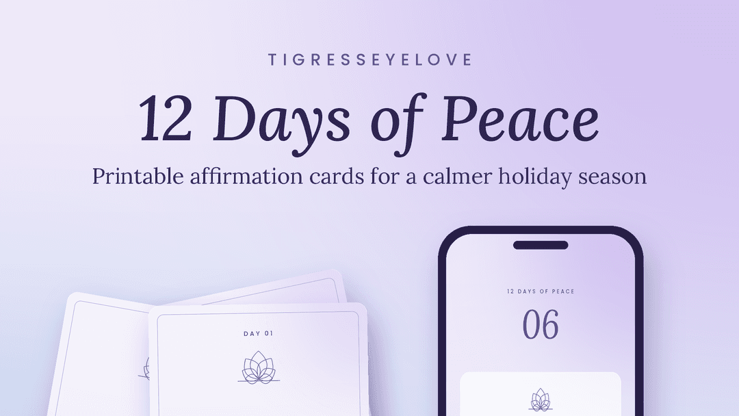 12 Days of Peace: Holiday Calm Cards