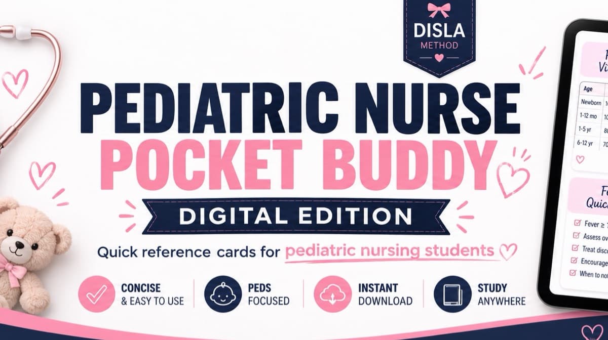 Pediatric Nurse Pocket Buddy - Digital