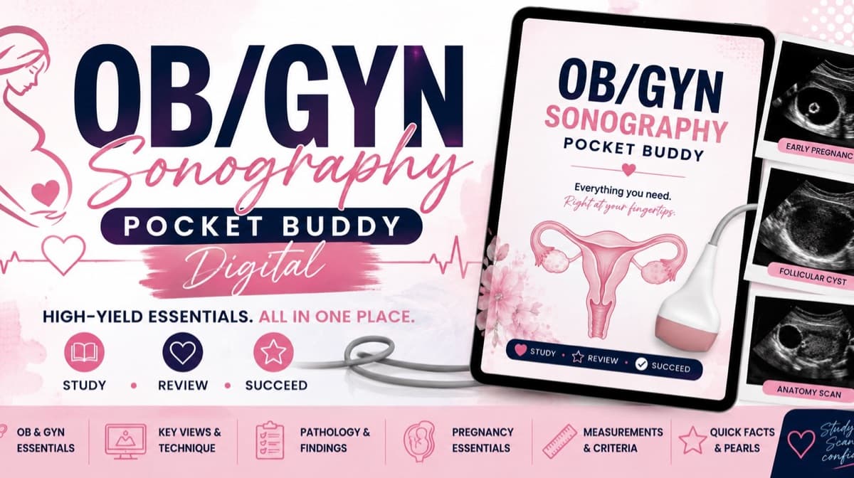 OBGYN Sonography Pocket Buddy - Digital
