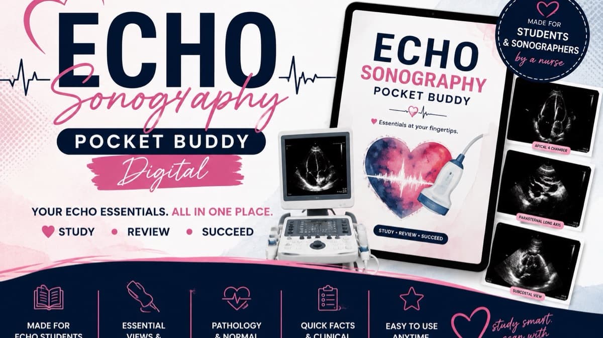 Echo Sonography Pocket Buddy - Digital