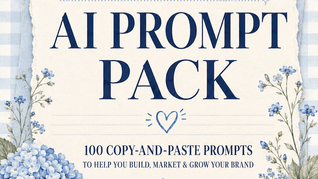 Get My 100 AI prompt pack Now!