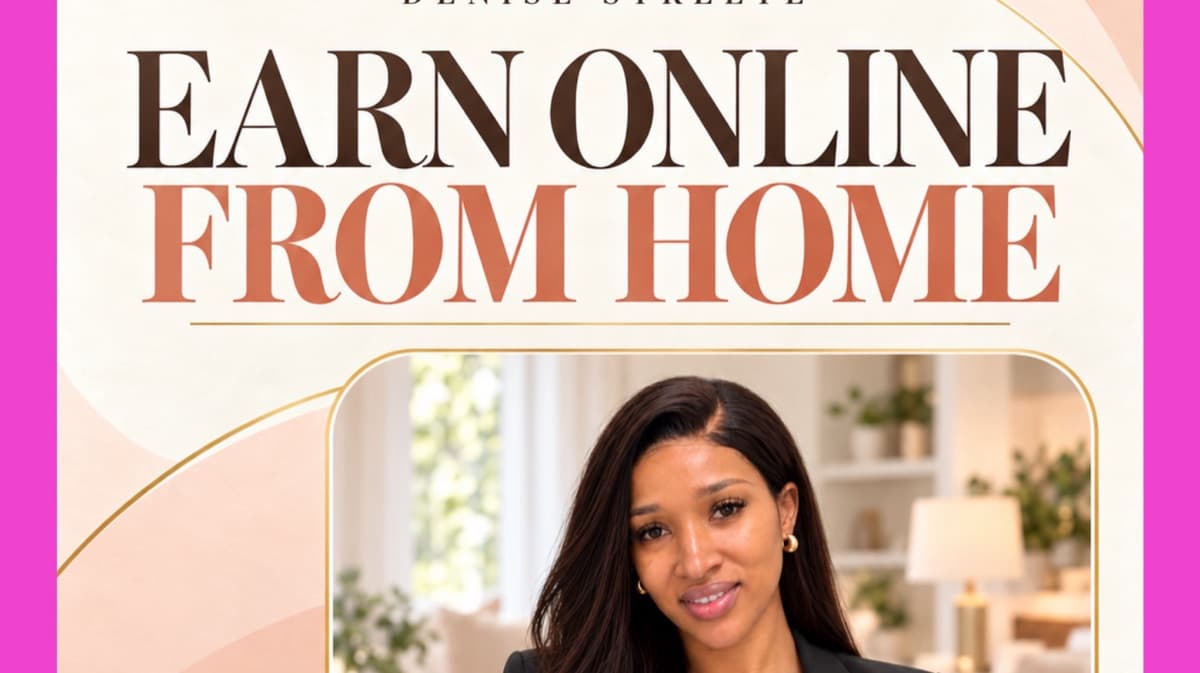 Earn online from home