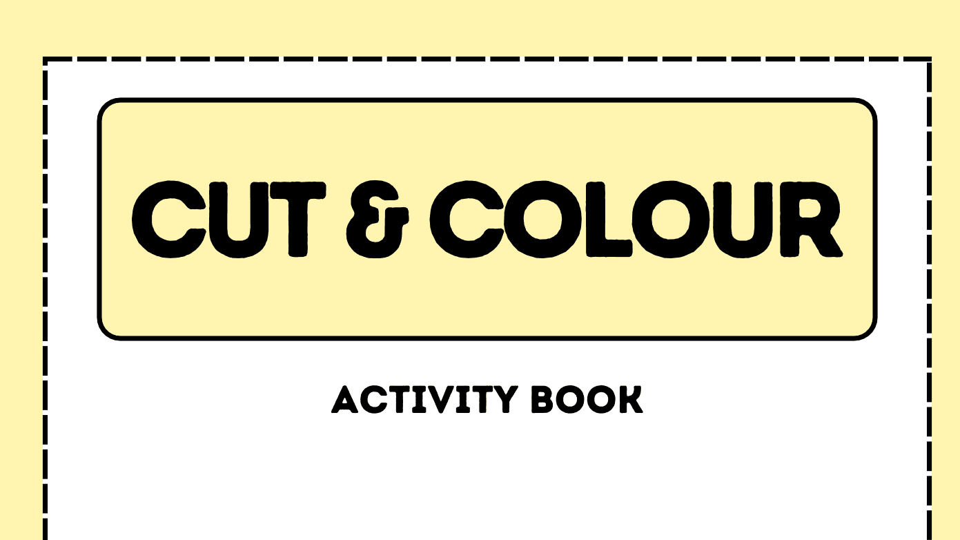Cut, Colour & Paste Activity Book