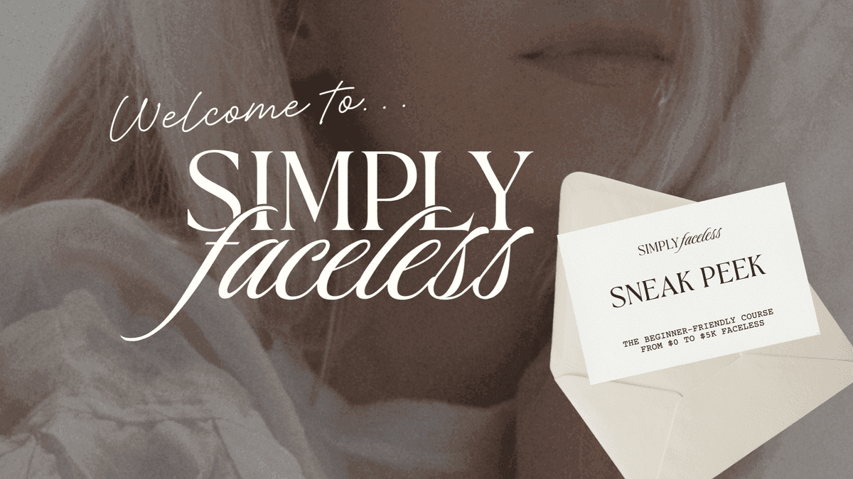 Simply Faceless Sneak Peek