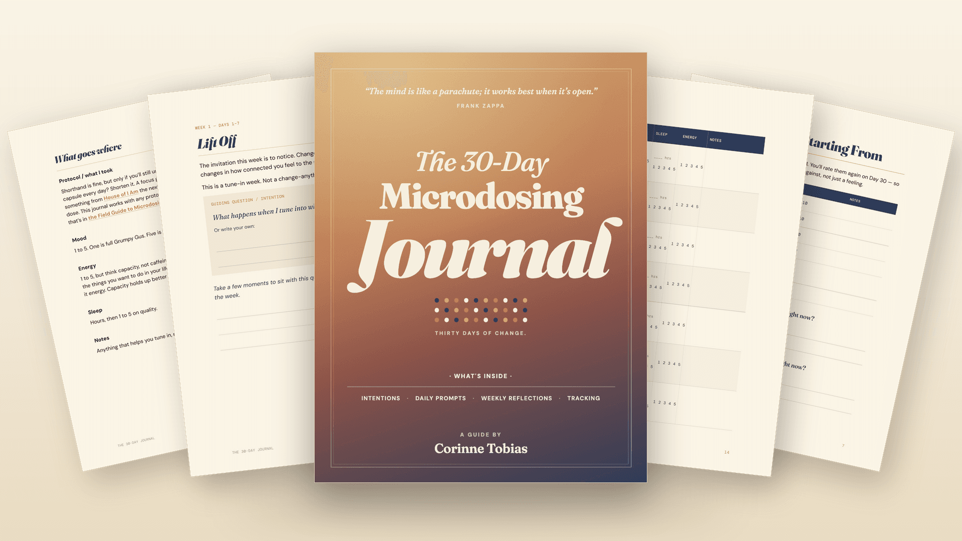 Get the 30 Day Microdosing Tracker + Journal