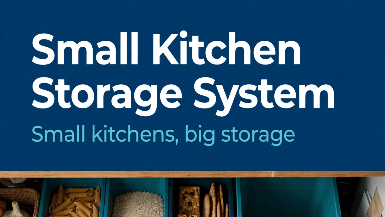 Get My Small Kitchen Storage System Now!