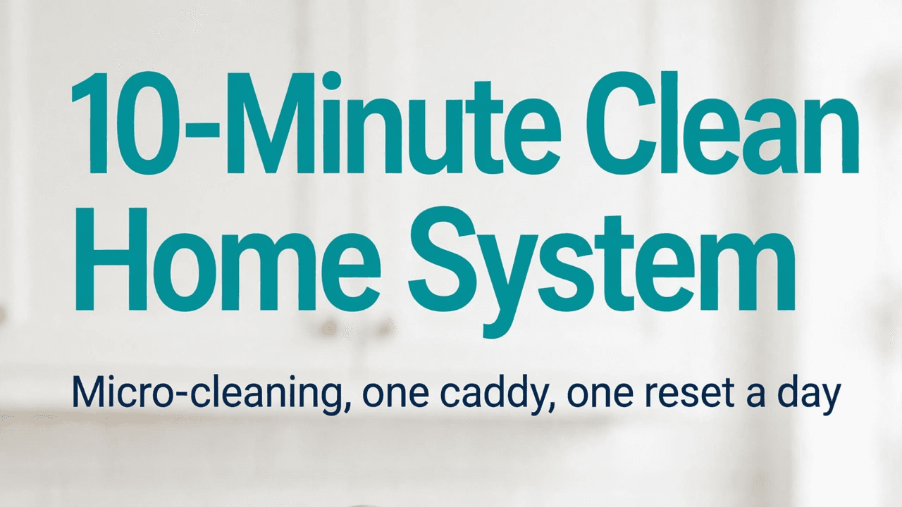 Get My 10-Minute Clean Home System Now!