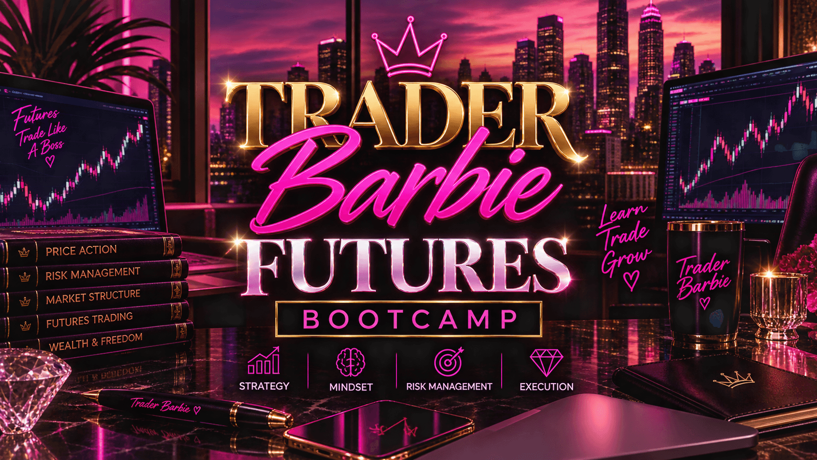 Trader Barbie Futures Bootcamp