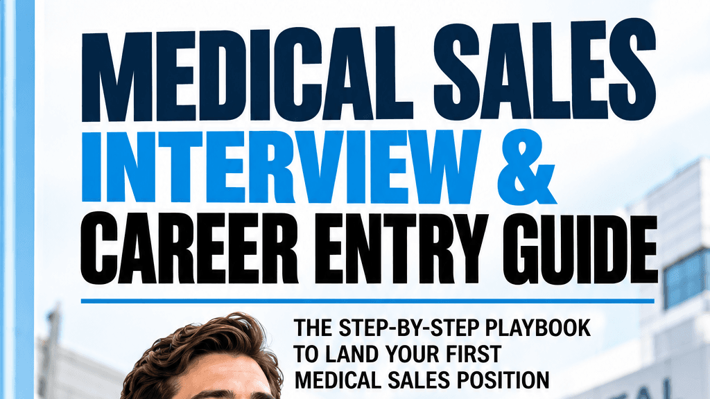 Medical Sales Entry & Interview Guide