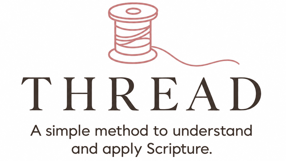 A step-by-step Bible study method. 🤍