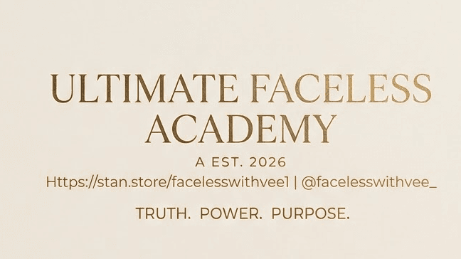 The Ultimate Faceless Academy