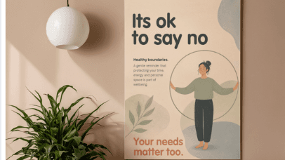 It's OK To Say No Poster