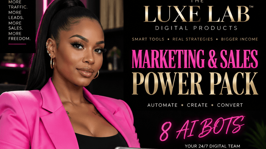 Marketing & Sales Power Pack — 8 AI Bots
