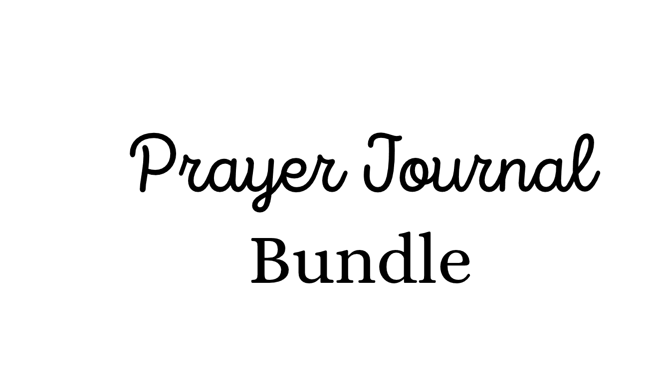 Prayer Journal Bundle