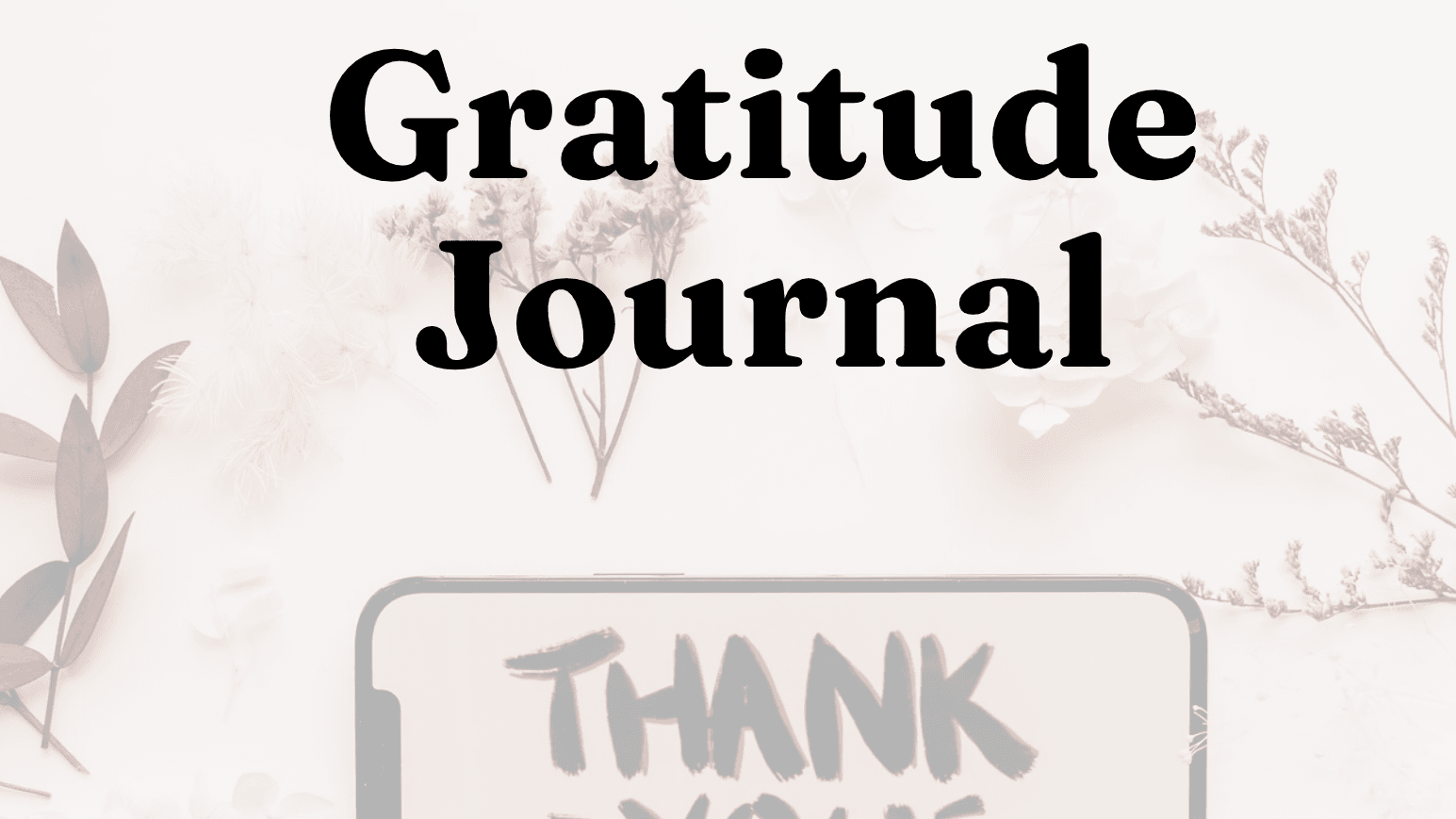 Gratitude Journal