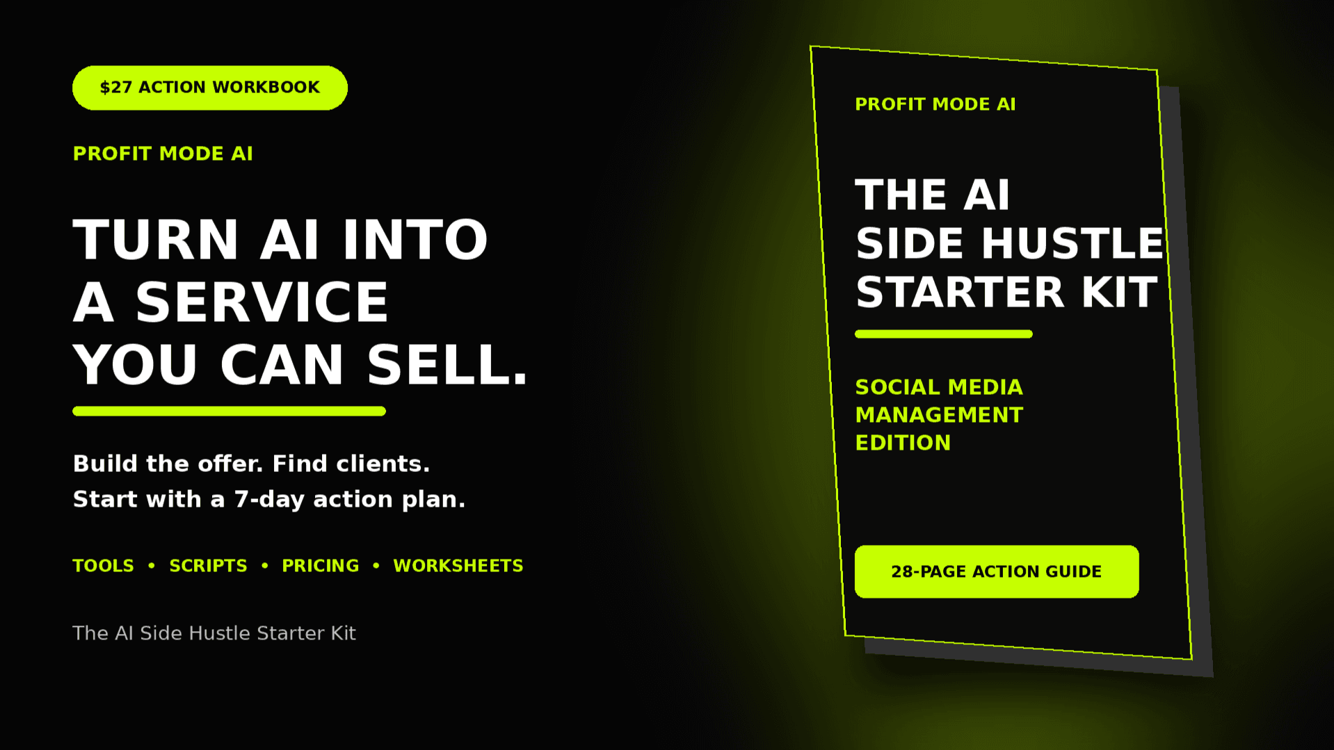 The AI Side Hustle Starter Kit