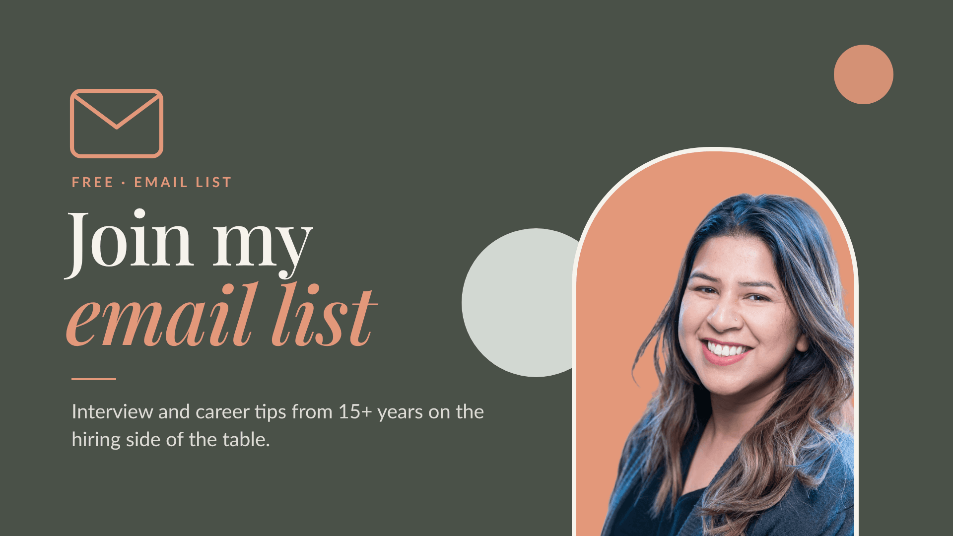 Join My Email List