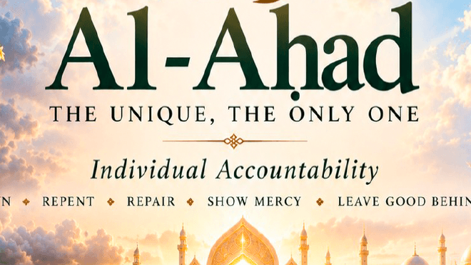 Workbook 67 - Al Ahad - Individual Accountability