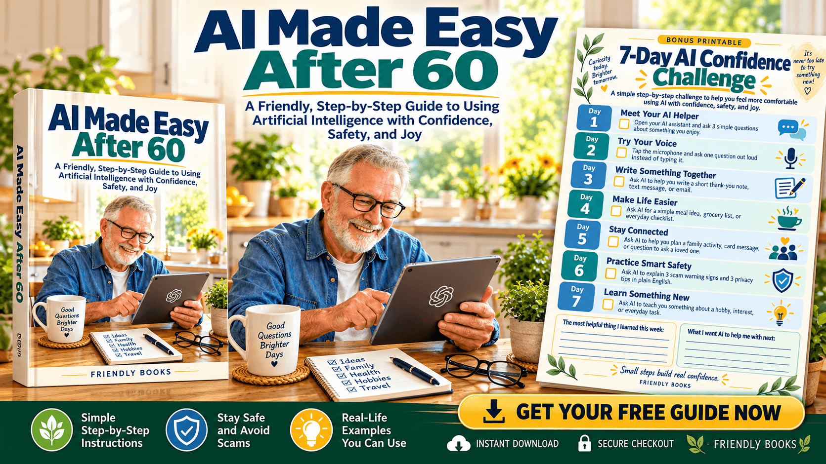 Free AI Starter Guide + 7-Day Confidence Challenge
