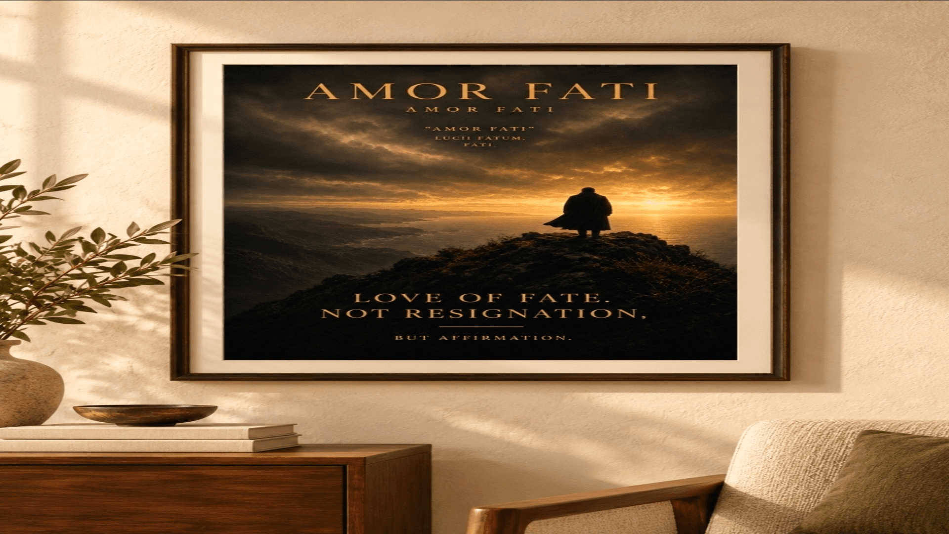 Amor Fati — Cinematic Horizon Wall Art