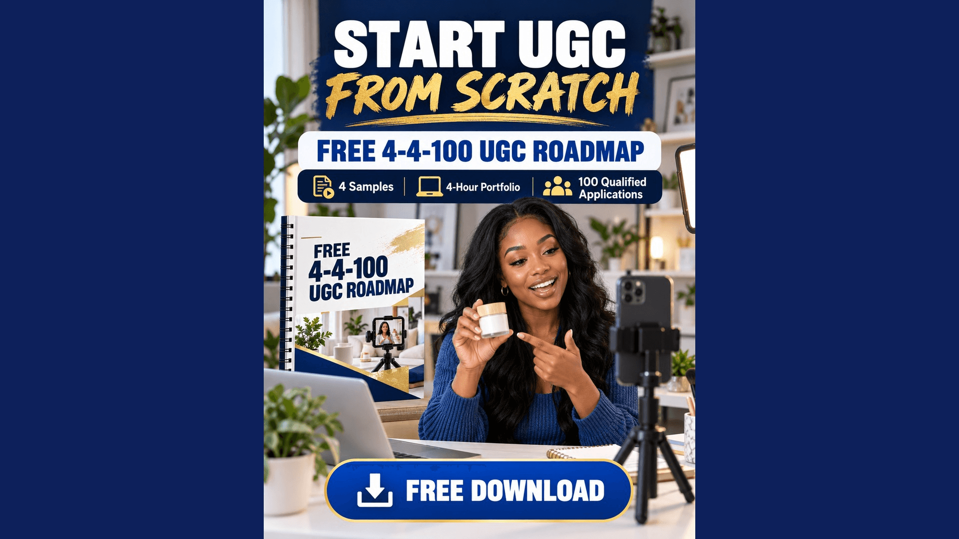 Free 4-4-100 UGC Starter Roadmap