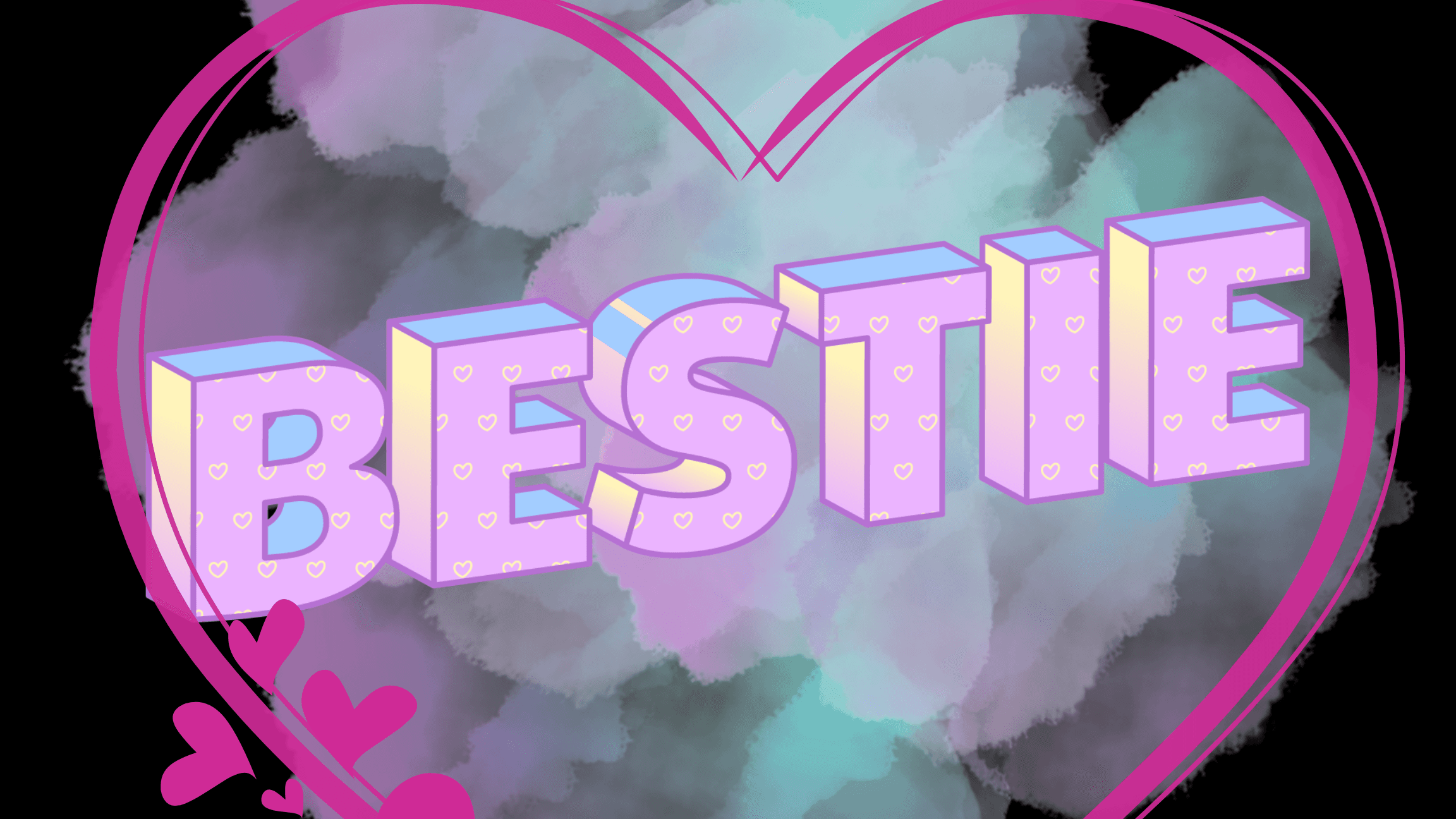 24 x 36 inch PDF Bestie Wall Portrait